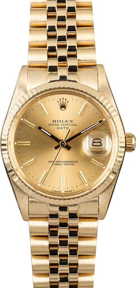 rolex jubilee gold band